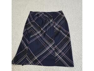 7th Avenue Design Studio Plaid Skirt Size 14